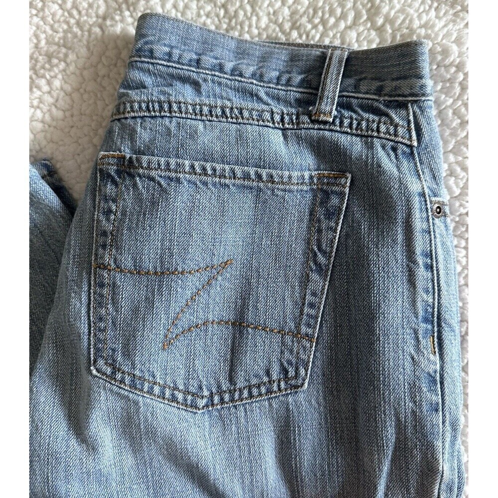 Women’s VTG Zena Button Fly‎ straight Barrel Leg Denim Jeans Sz 8 Y2K - Picture 2 of 6